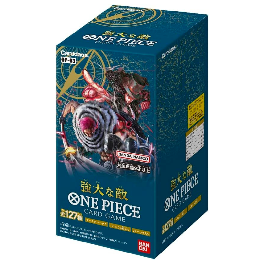 one piece card game booster box japanese BANDAI ONE PIECE Card Game Mighty Enemies OP-03 Booster BOX Japan
