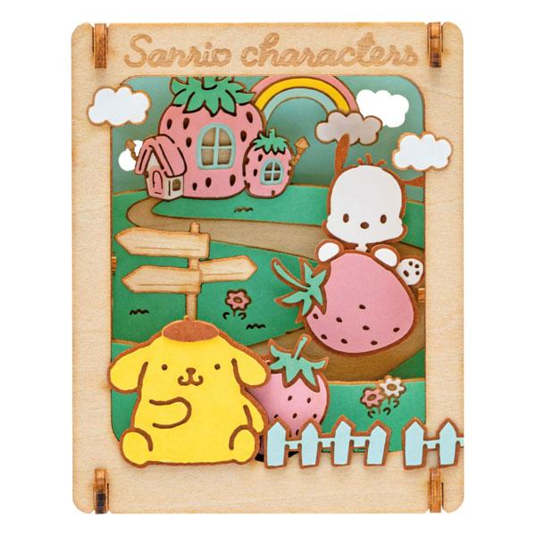 Paper Theater Wood Style Sanrio Characters PT-W20 Strawberry House 1 Ensky