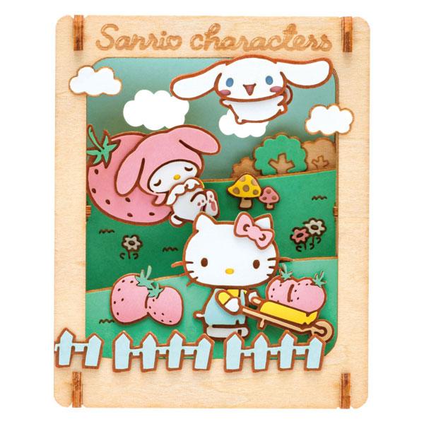 Paper Theater Wood Style Sanrio Characters PT-W21 Strawberry House 2 Ensky