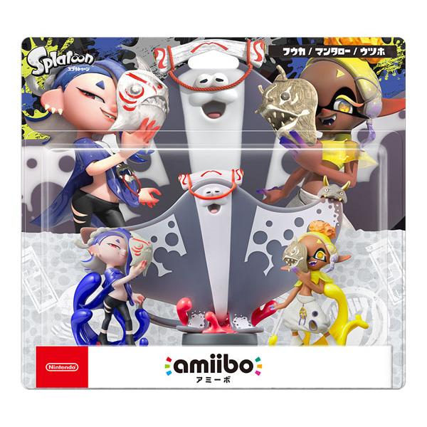 amiibo Surimi Union Set Fuka Utsuho Mantaro Splatoon Nintendo Japan