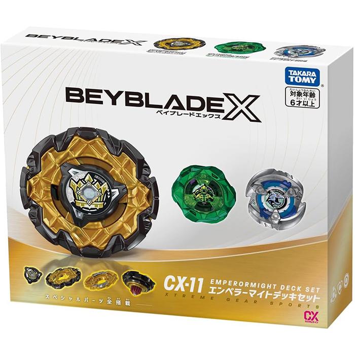 BEYBLADE X CX-11 Emperor Might Deck Set Takara Tomy