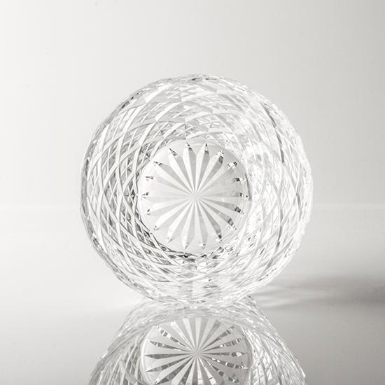 KAGAMI Crystal Edo Kiriko Sake Glass Yarai Kasane T709-1564