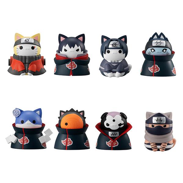 Megahouse MEGA CAT PROJECT NARUTO Shippuden Nyaruto! Akatsuki Box of 8 pieces