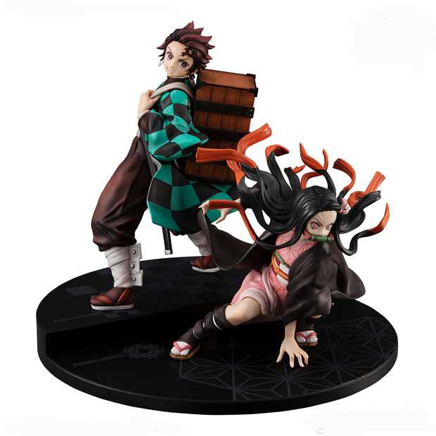 Megahouse Precious G.E.M. Series Demon Slayer: Kimetsu no Yaiba Kamado Brother and Sister Set Figure