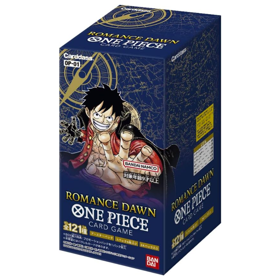 One Piece Card Game - Romance Dawn OP-01 Booster Box (Japanese) One Piece Card Game - Romance Dawn OP-01 Booster Box (Japanese)