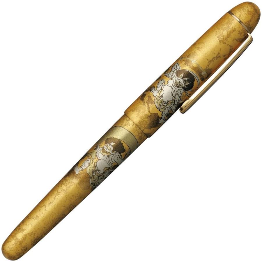 Platinum Fountain Pen Century Kanazawa Foil Fujin Raijin Bold PNB-35000H#3-4