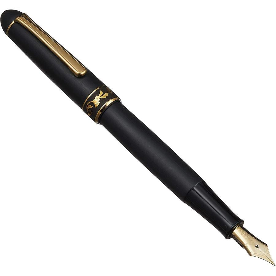 Platinum Fountain Pen #3776 Higo Inlay Ginkgo Medium PTB-30000Z#96-3
