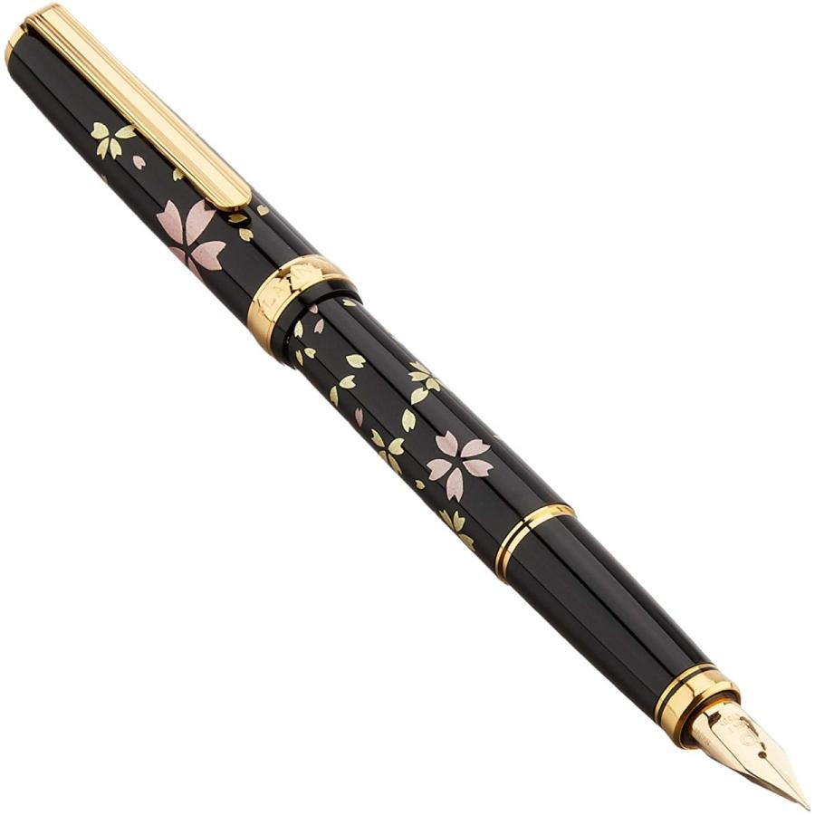 Platinum Fountain Pen Bikou Modern Maki-e Sakura Fubuki Fine Point PTL-20000H#52-2