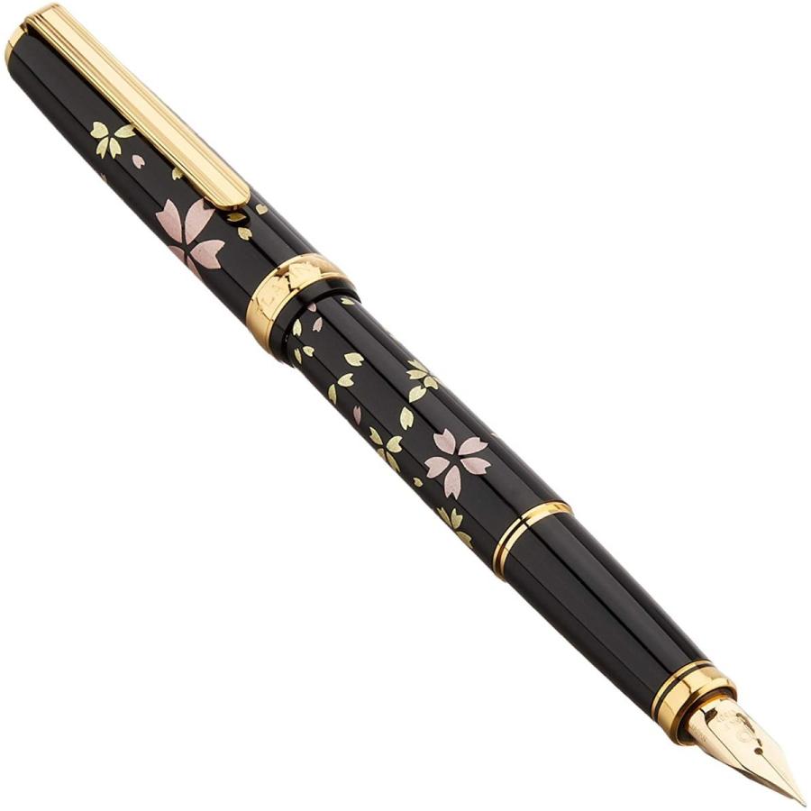 Platinum Fountain Pen Bikou Modern Maki-e Sakura Fubuki Medium PTL-20000H#52-3