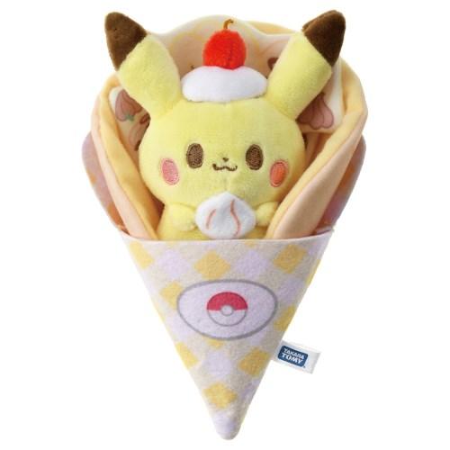 Pokémon PokéPeace Whirling Crepe Plush Pikachu Takara Tomy