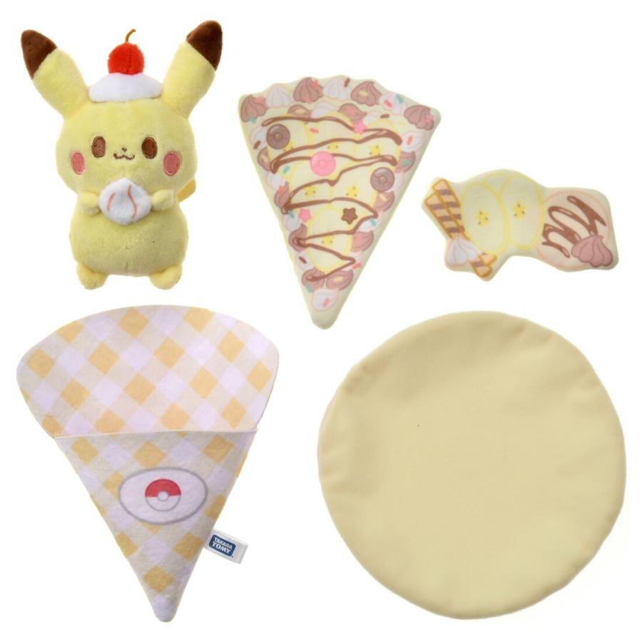 Pokémon PokéPeace Whirling Crepe Plush Pikachu Takara Tomy