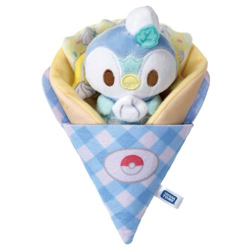 Pokémon PokéPeace Whirling Crepe Plush Piplup Takara Tomy