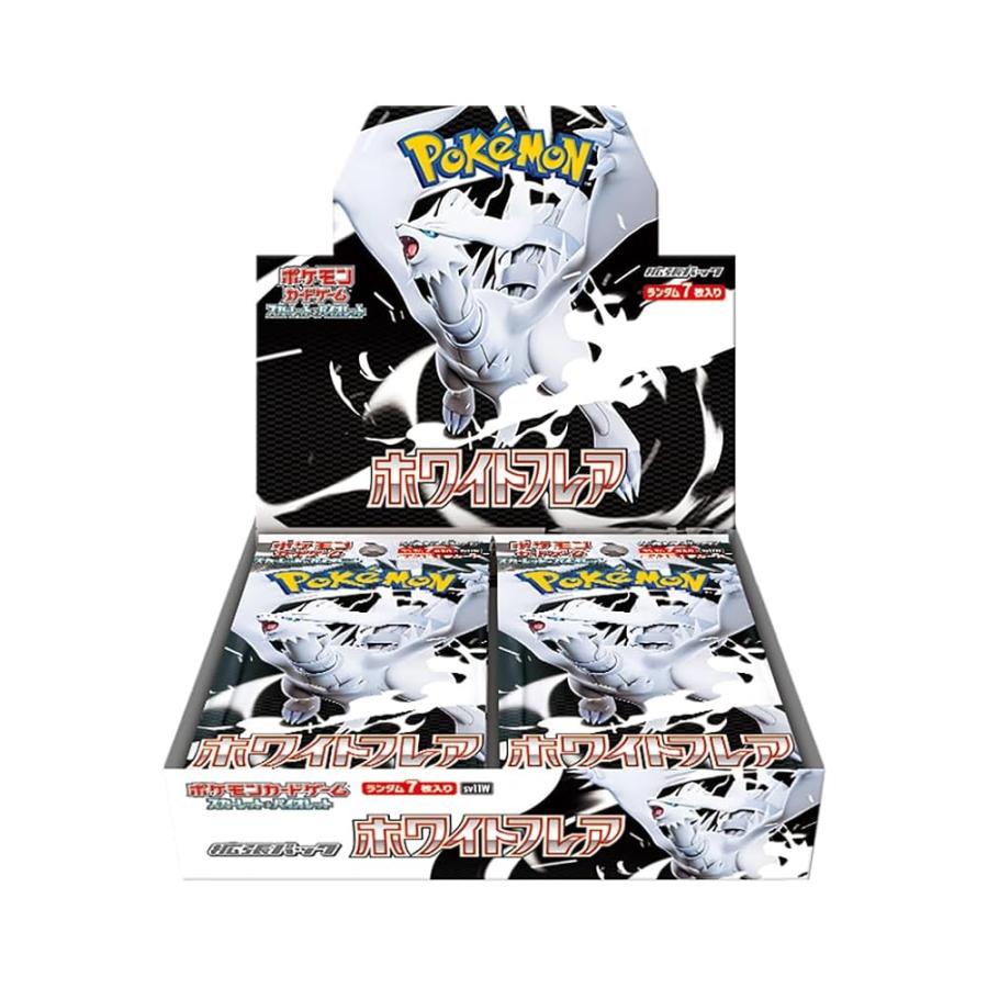 pokémon kort booster box Pokémon Kort Booster Box Hvid Flare sv11W TCG Japan