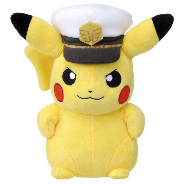 Pokemon Plush Captain Pikachu Takara Tomy Arts