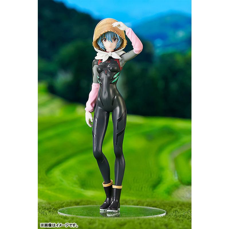 POP UP PARADE Rebuild of Evangelion Rei Ayanami Farming ver figure