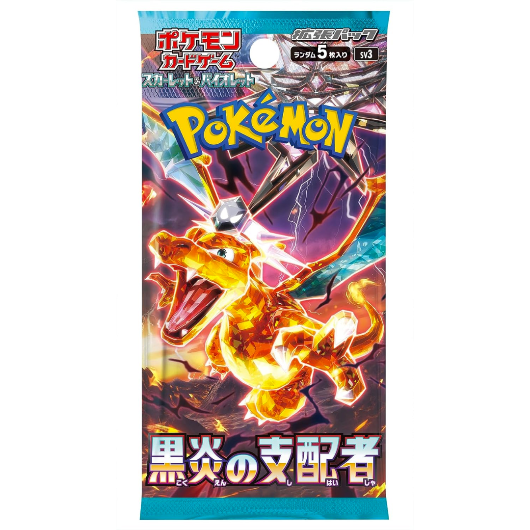 Pokemon Card Game Scarlet & Violet Booster Pack Ruler of the Black Flame BOX sv3 Japan