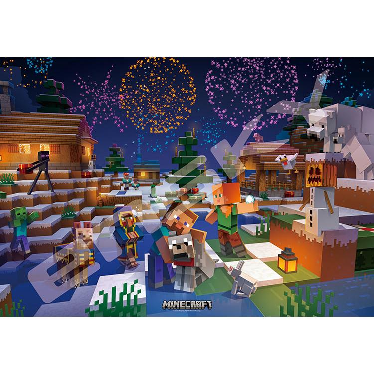 Jigsaw Puzzle Celebration! Minecraft – 1000 Pieces,ENS-1000T-300