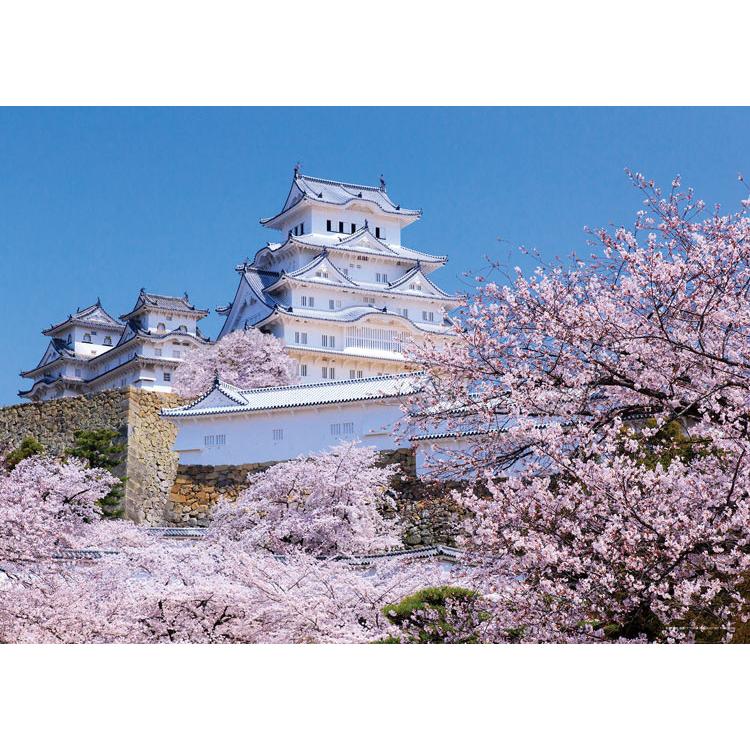 Jigsaw Puzzle Fragrant Himeji Castle in Cherry Blossoms Hyogo 500 Piec