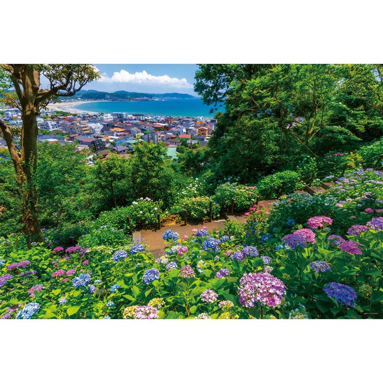 jigsaw-puzzle-hydrangeas-and-yuigahama-kanagawa-1000-pieces-yam-10-1465-1