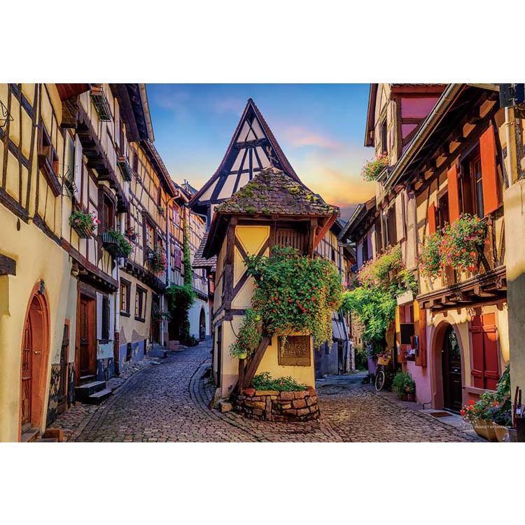 jigsaw-puzzle-sunset-town-eguisheim-france-cp-hi-1000-pieces-yam-13-17-yanoman-1