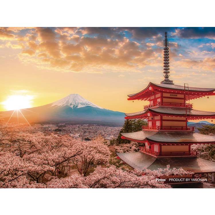 jigsaw-puzzle-fuji-and-cherry-blossoms-150-pieces-yam-2308-27-yanoman-1
