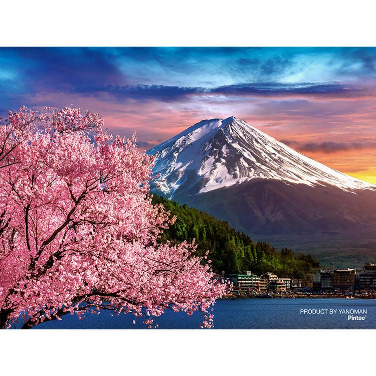 Jigsaw Puzzle Cherry Blossom Season and Mt. Fuji 150 Pieces YAM-2308-5