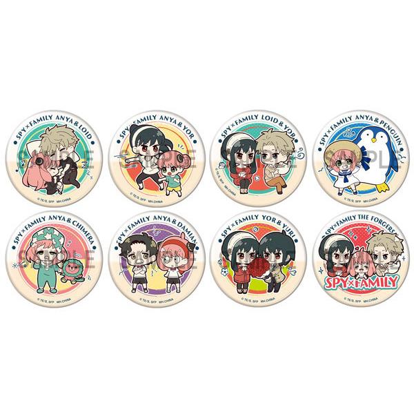 Megahouse Can Badge Collection SPY×FAMILY Buddy Collection Set of 8