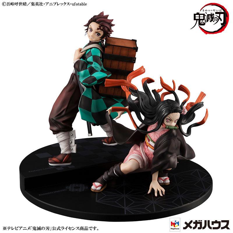 Megahouse Precious G.E.M. Series Demon Slayer: Kimetsu no Yaiba Kamado Brother and Sister Set Figure