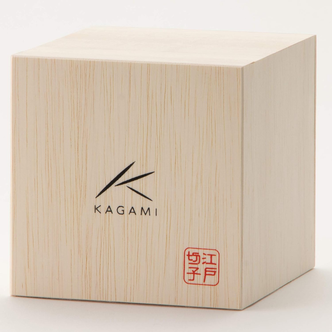 Kagami Crystal Edo Kiriko Glass Green [Bamboo Zen] T117-1908-CGR