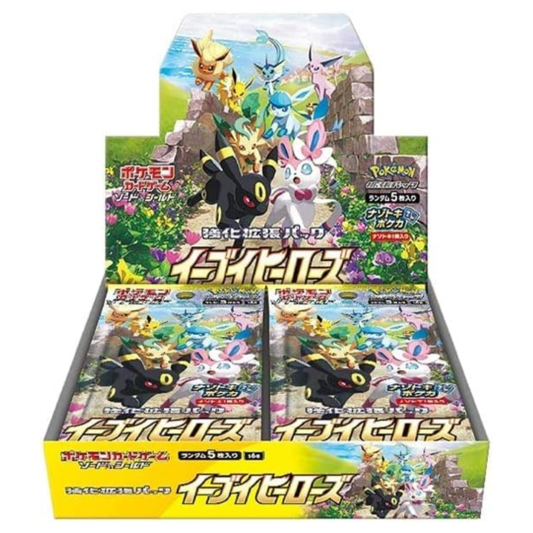 Pokemon Card Game Sword & Shield Expansion Pack Eevee Heroes BOX Japan