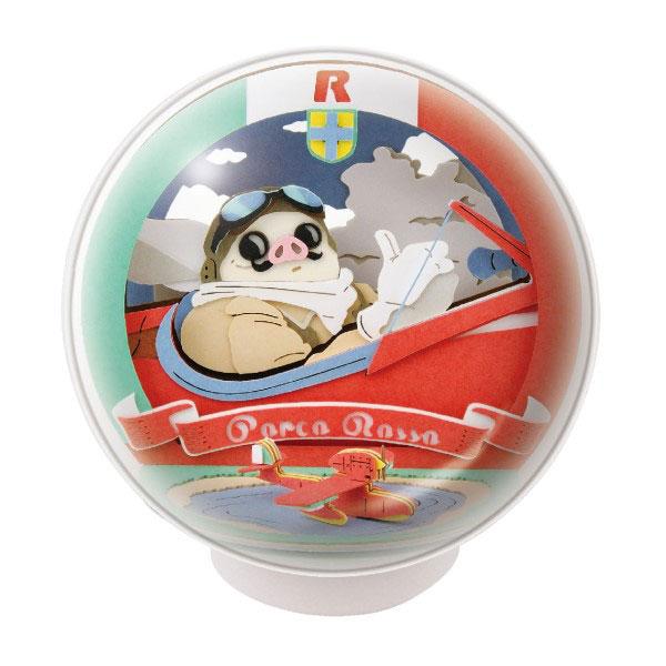 Paper Theater Ball Porco Rosso PTB-12X Flying Boat Rider Porco Rosso Ensky