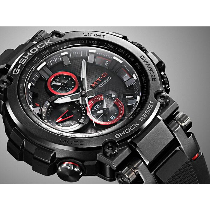 CASIO G-SHOCK Carbon Mobile Link Radio Solar MTG-B1000B-1AJF Men's Watch