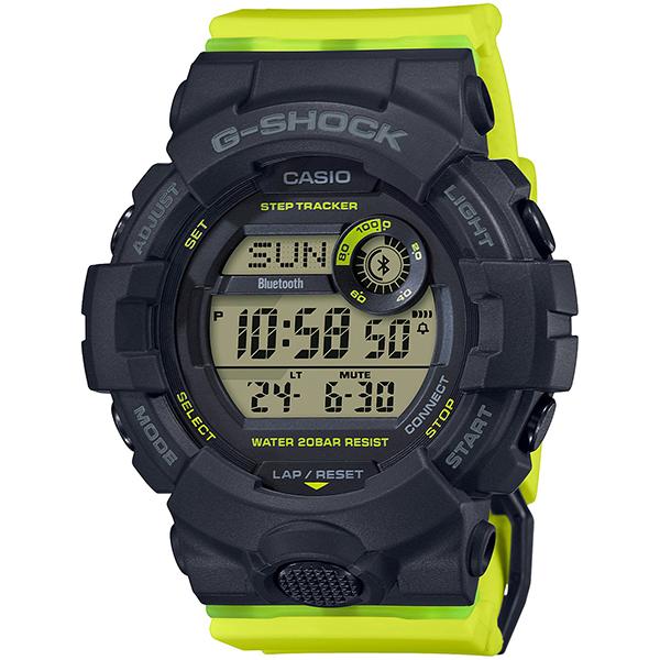 CASIO G-SHOCK שעון גברים בגודל בינוני צהוב שחור GMD-B800SC-1BJF