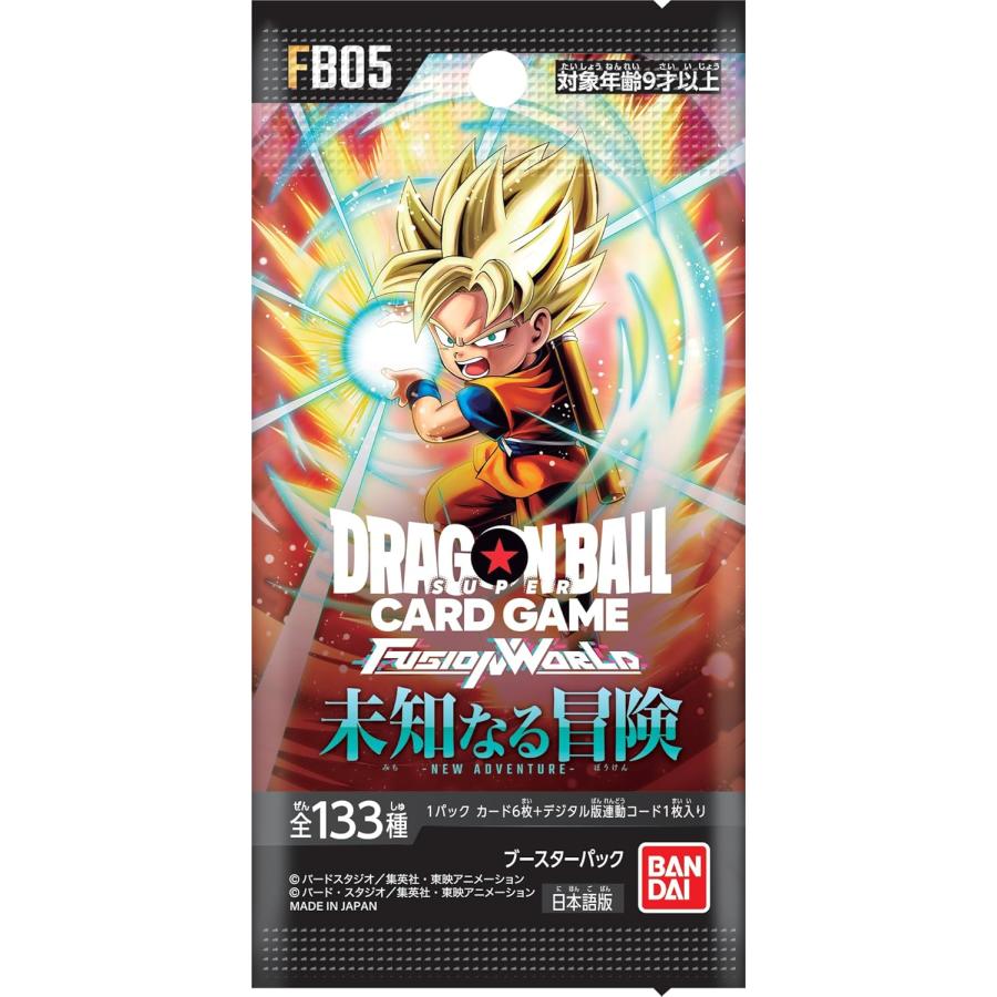 Dragon Ball Super Fusion World New Adventure Booster Pack FB05 TCG יפן