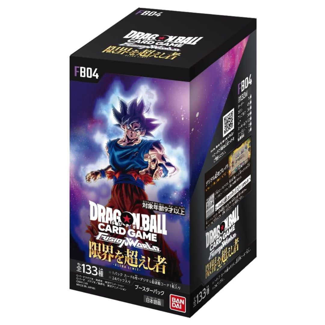 Dragon Ball Super Fusion World Ultra Limit Booster Pack FB04 TCG יפן