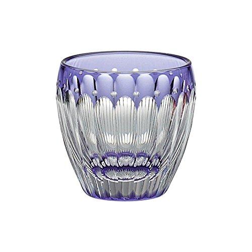 Kagami Crystal Edo Kiriko Glass Purple T535-2685-CMP