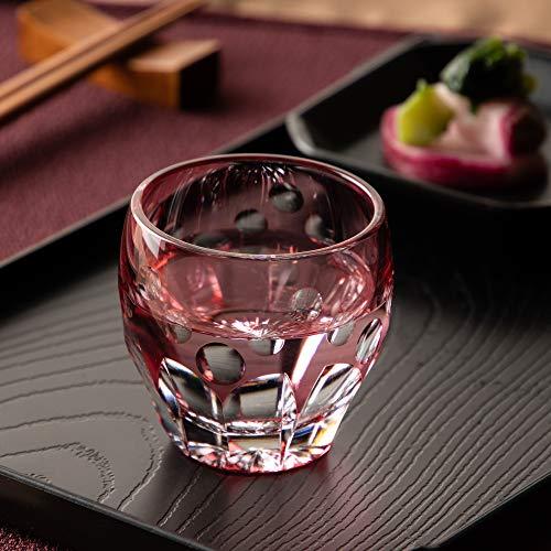 Kagami Crystal Edo Kiriko Glass Red T535-2683CAU