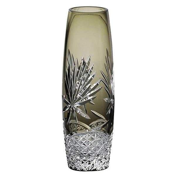 Kagami Crystal Edo Kiriko Vase Black F663-2764-BLK