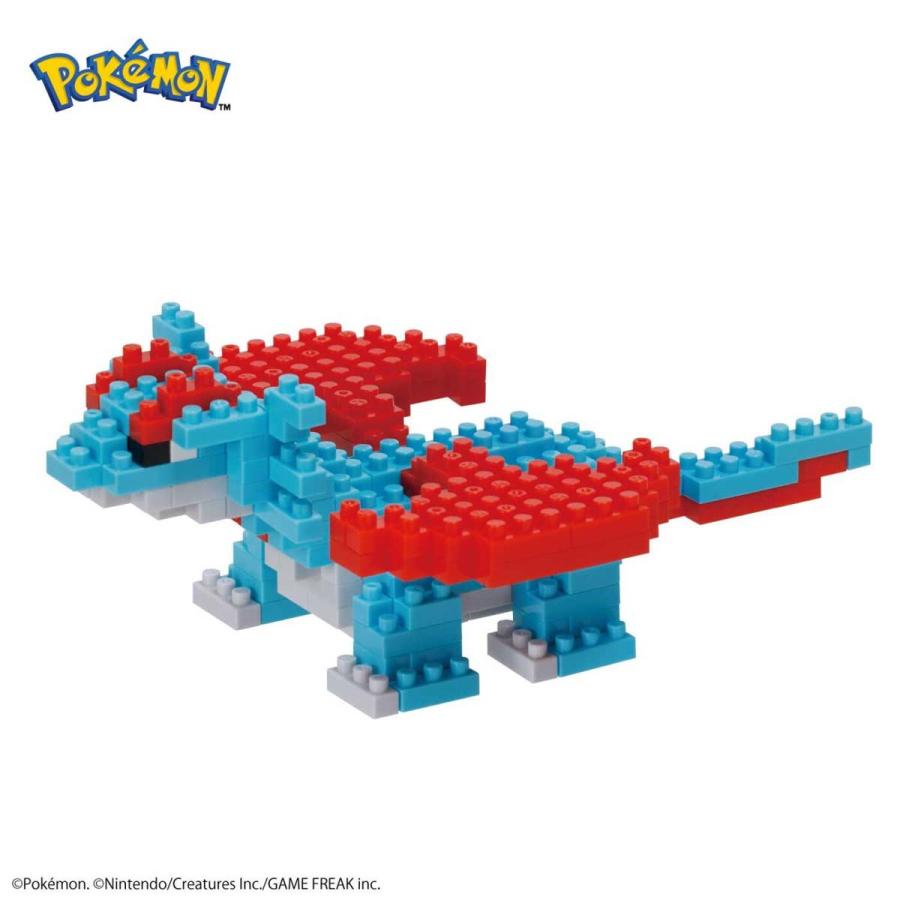 Nanoblock Pokemon Salamence 210 Piece NBPM_100 Kawada