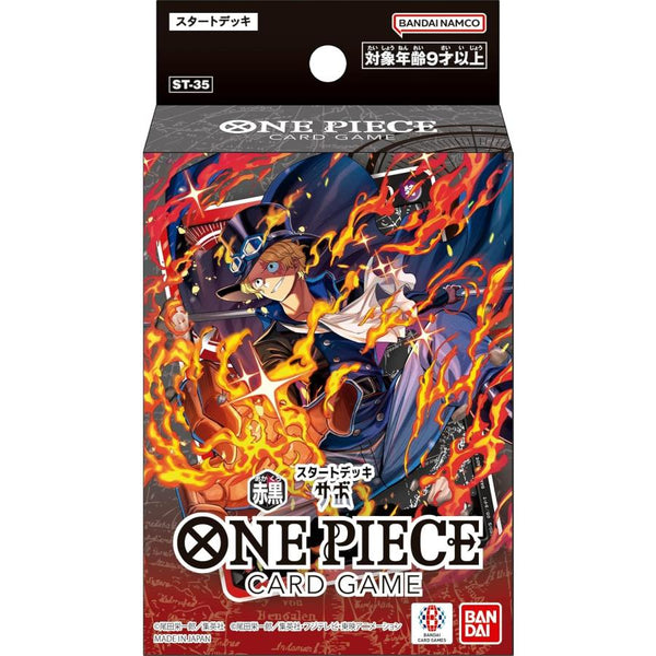 One Piece Card Game Start Deck Red Black Sabo ST-35