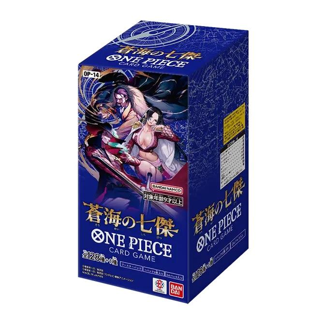 One Piece Card Game The Azure Sea's Seven OP-14 Box Japan