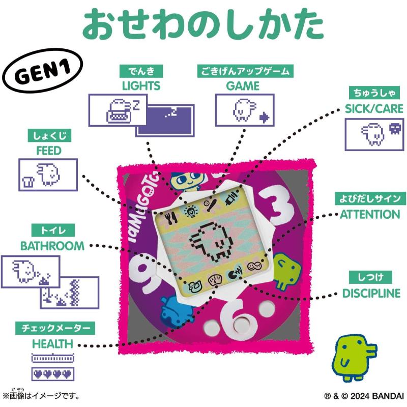 Original Tamagotchi Tama Candy BANDAI