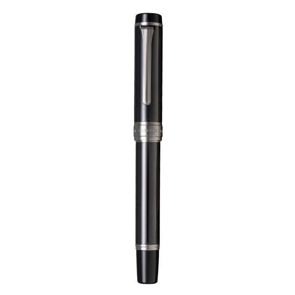 Sailor Fountain Pen CYLINT Black Stainless Steel Fine Point 10-5070-220