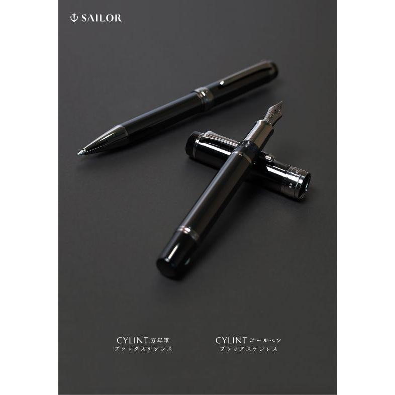 sailor-fountain-pen-cylint-black-stainless-steel-bold-10-5070-620-1