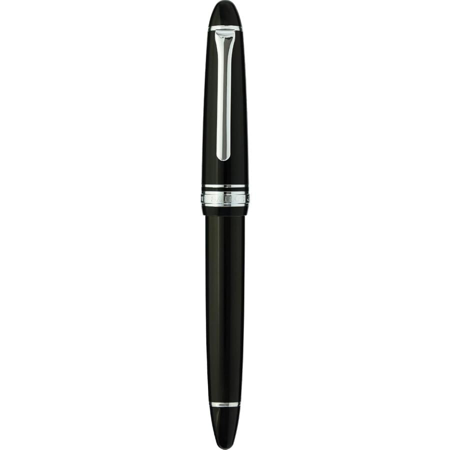 sailor-fountain-pen-pro-fit-casual-with-silvered-trim-black-medium-fine-point-11-0571-320-1