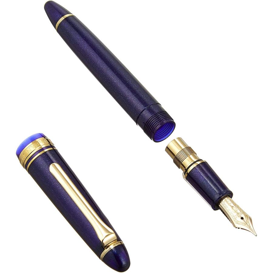 Sailor Fountain Pen Fountain Pen Profit Light Gold Trim Shining Blue Extra Fine 11-1038-140