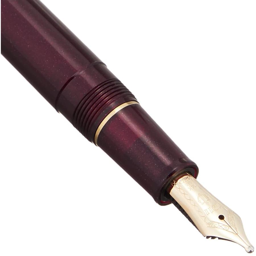 Sailor Fountain Pen Fountain Pen Profit Light Gold Trim Shining Red Zoom 11-1038-730