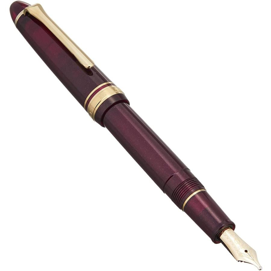 Sailor Fountain Pen Fountain Pen Profit Light Gold Trim Shining Red Zoom 11-1038-730