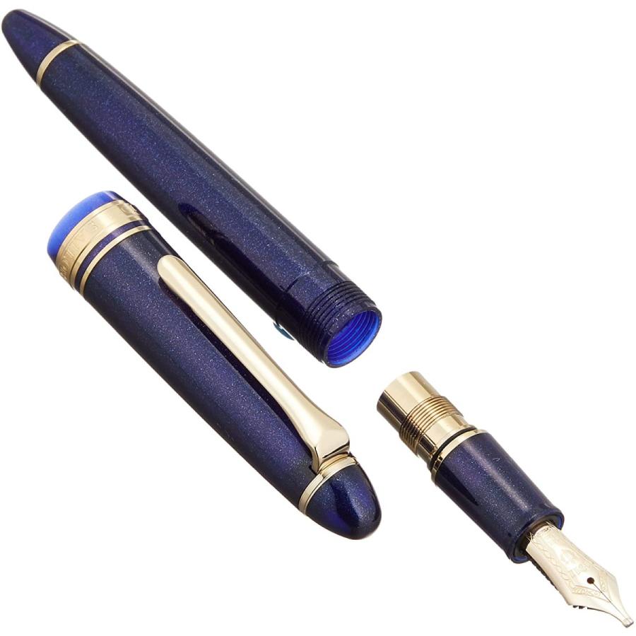 Sailor Fountain Pen Fountain Pen Profit Light Gold Trim Shining Blue Zoom 11-1038-740