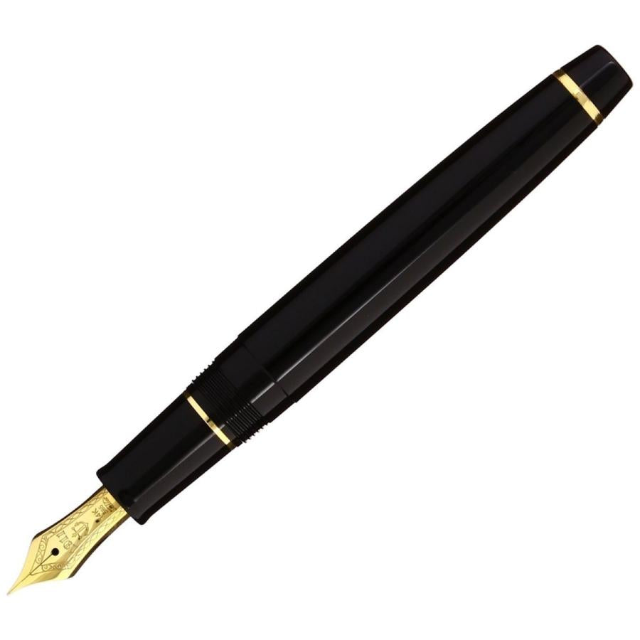 עט נובע סיילור ציוד מקצועי Slim Gold Black Fine Point 11-1221-220